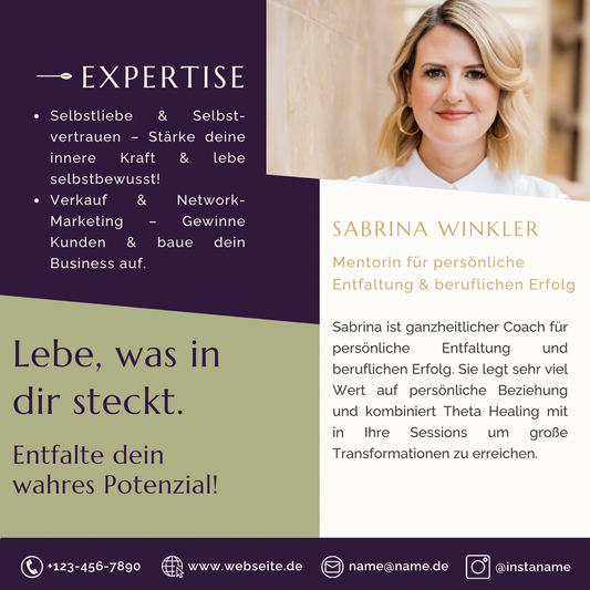 Individueller Mentor Flyer