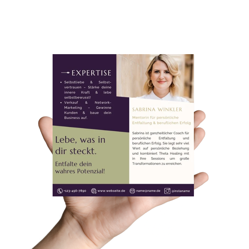 Individueller Mentor Flyer
