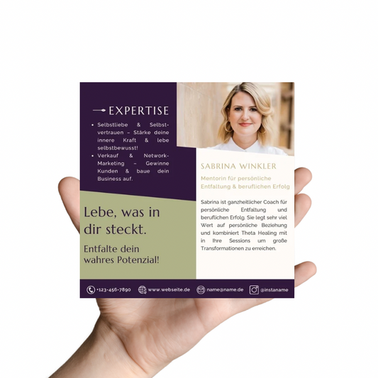 Individueller Mentor Flyer