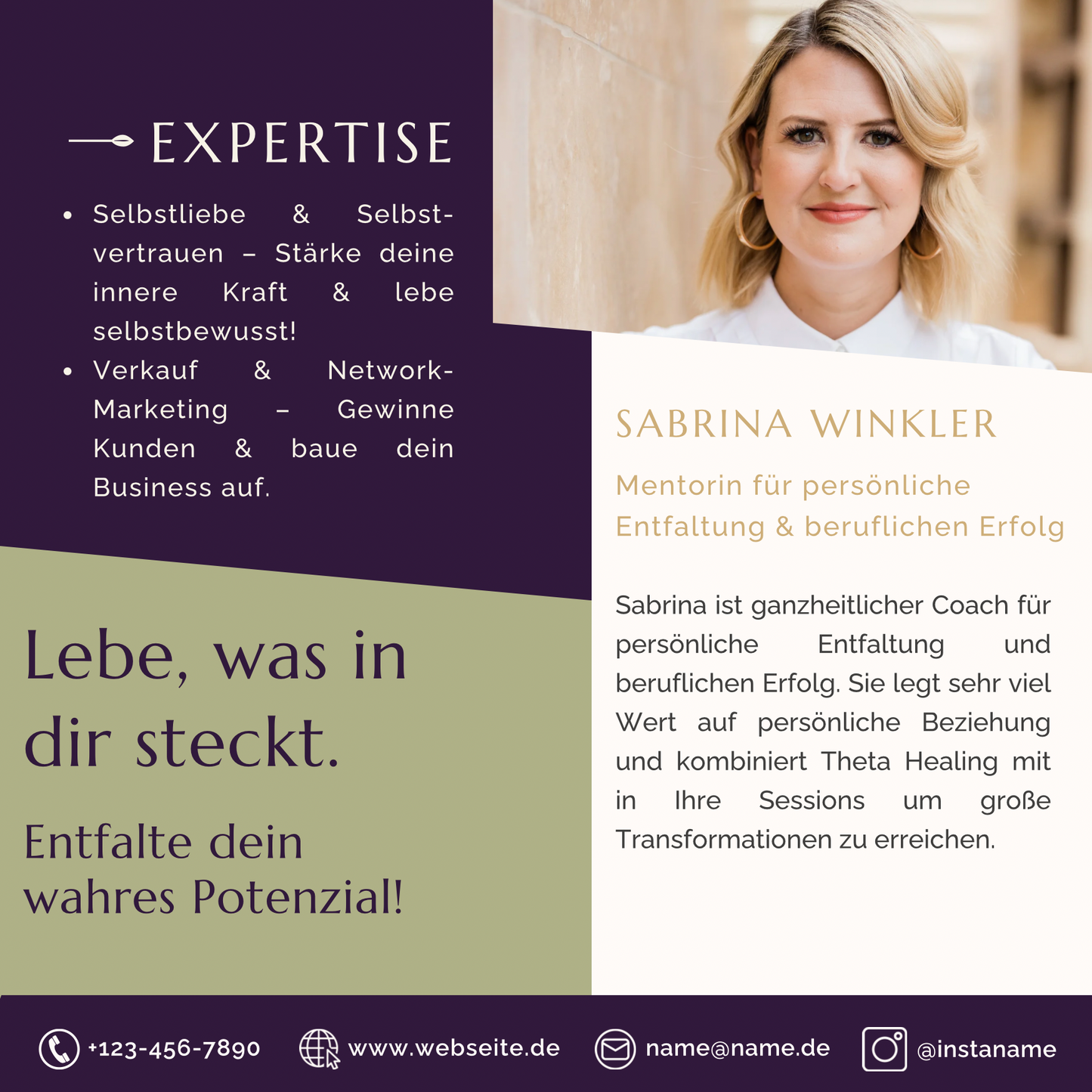 Individueller Mentor Flyer